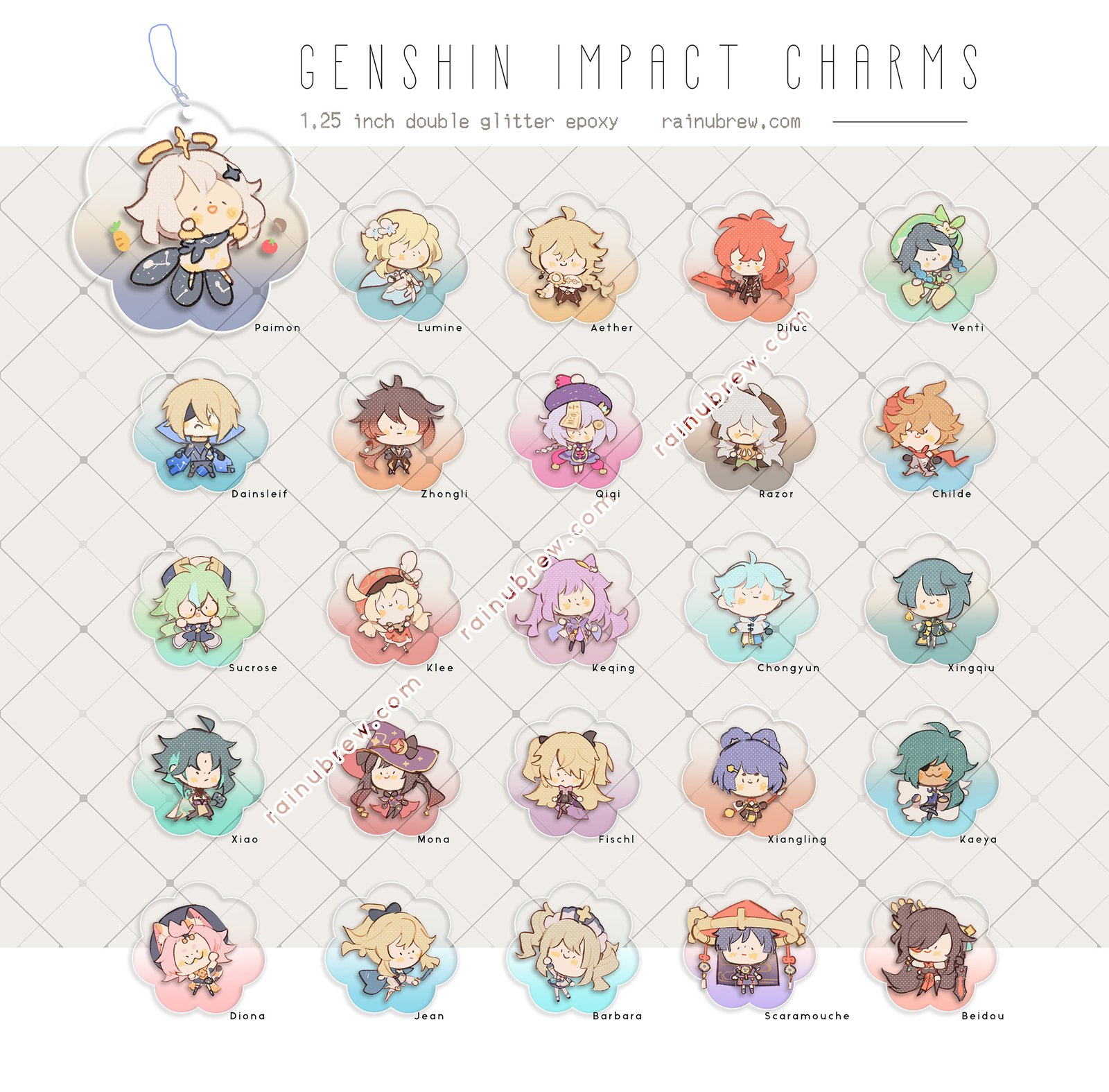 Genshin Impact Charms outlet